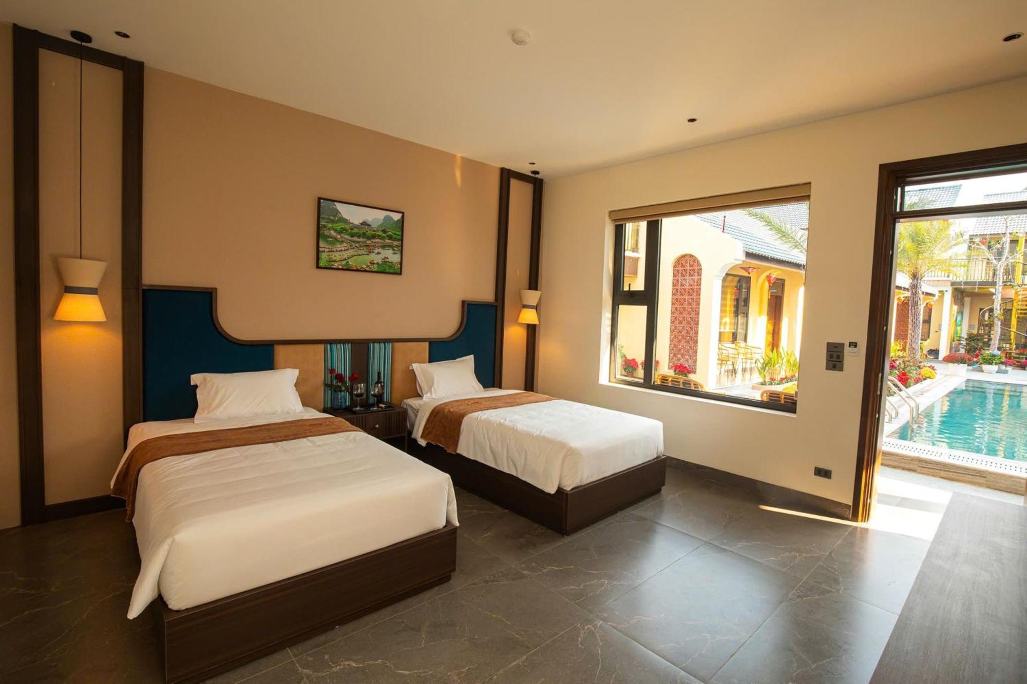 נין בין Tam Coc Center Luxury Hotel & Villa מראה חיצוני תמונה